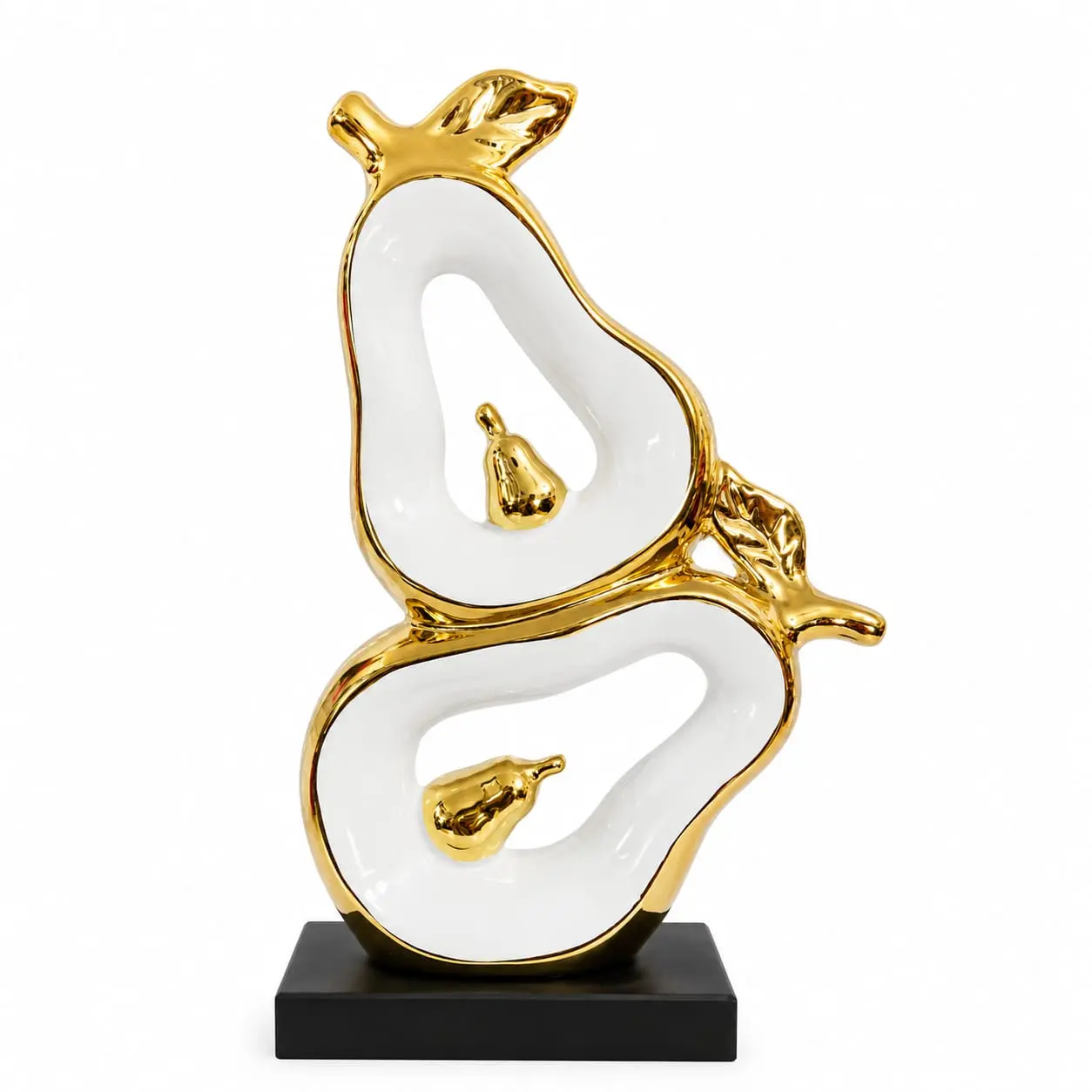 Escultura Peras Gold