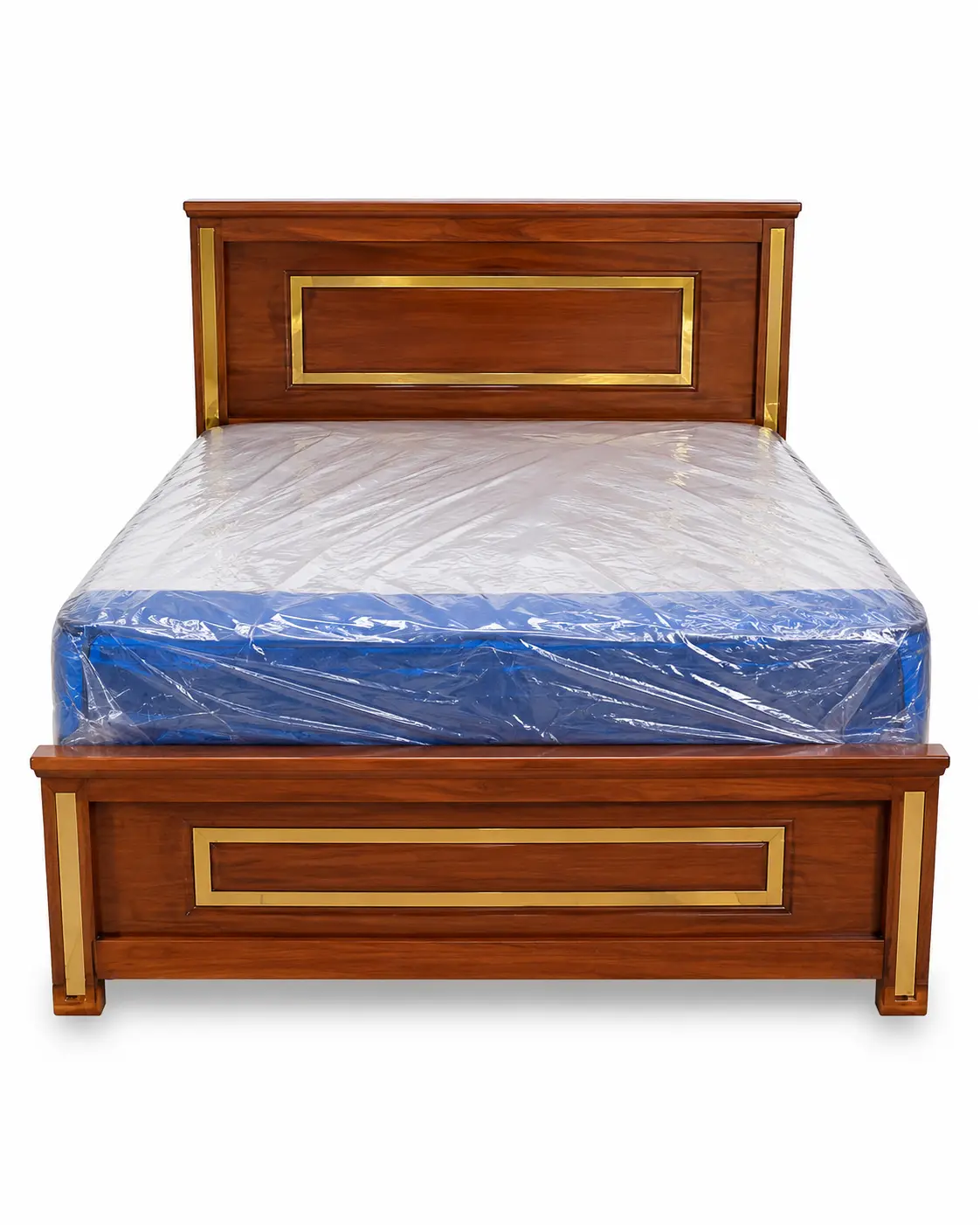 Cama de Madera 60 Pulgadas con Colchón Pillow Top